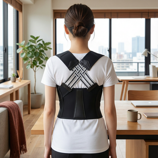 快適な背中矯正ベルト