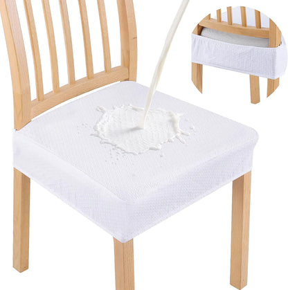 防水ジャカード椅子クッションカバー ― 滑り止め付き・お手入れ簡単