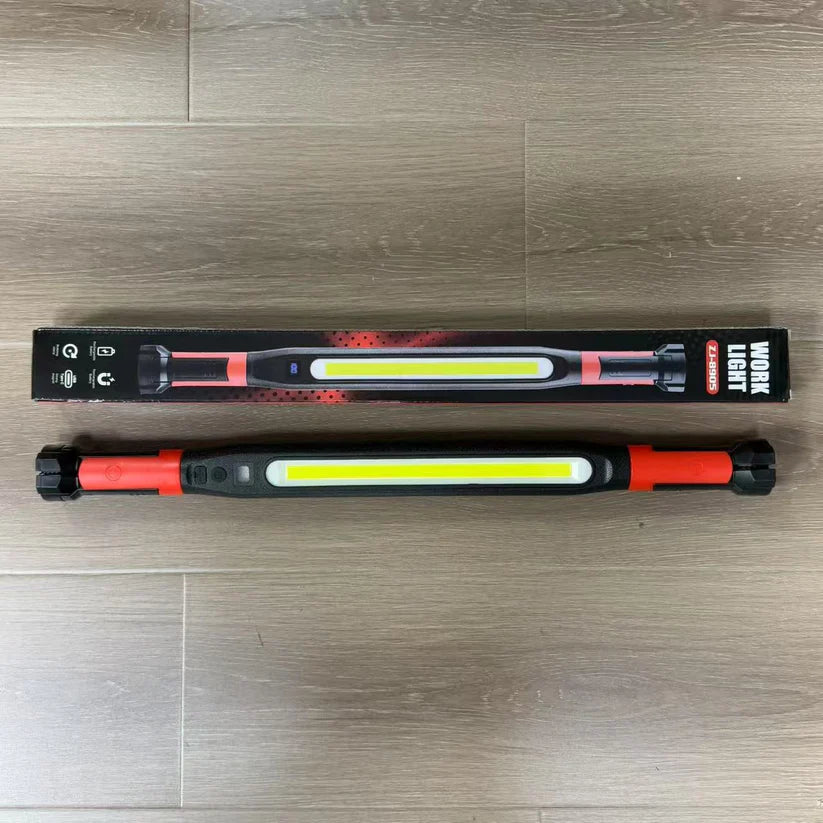 LEDバッテリー式作業灯 3000ルーメン – 磁石付きスタンド & フック、360°回転可能