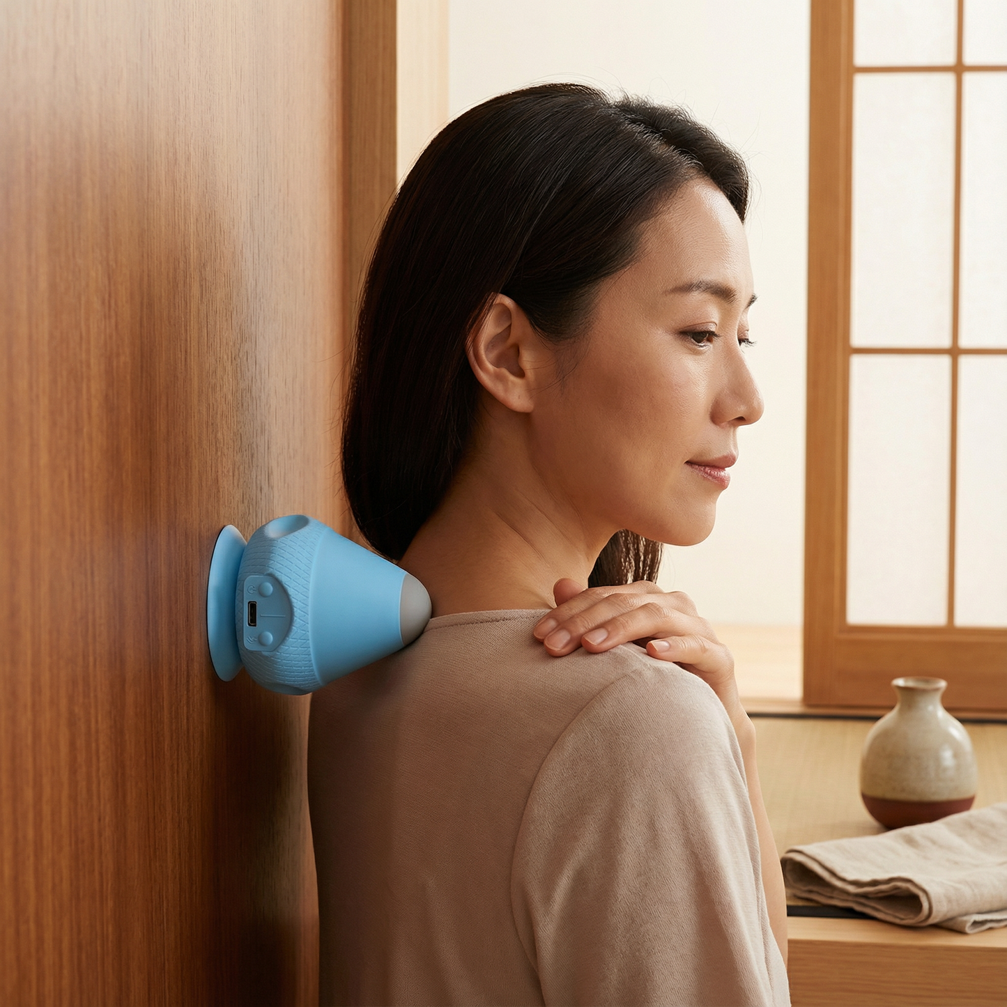 吸盤付きトリガーポイントセルフマッサージボール