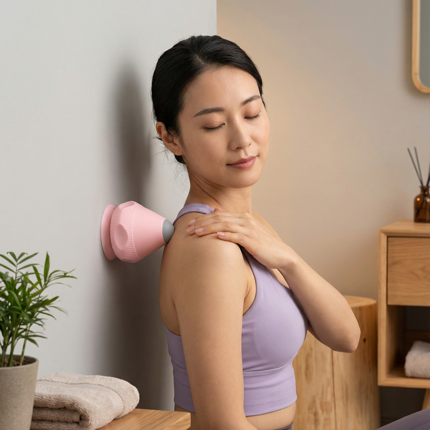 吸盤付きトリガーポイントセルフマッサージボール