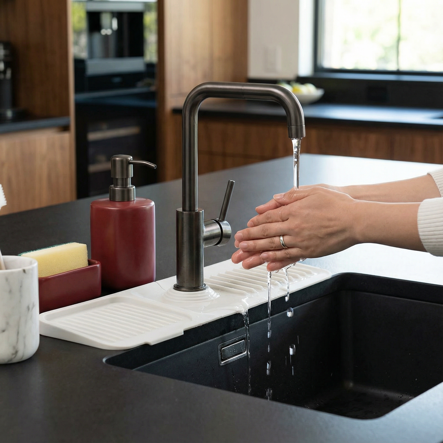 シリコンはね防止排水マット