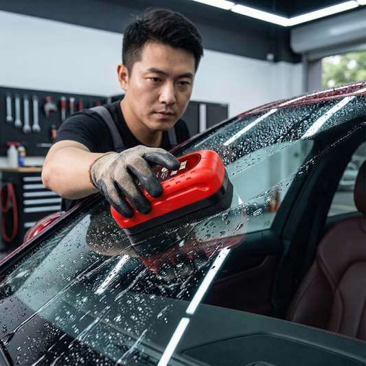 撥水オイルコーティングブラシ ― 完璧な視界のために