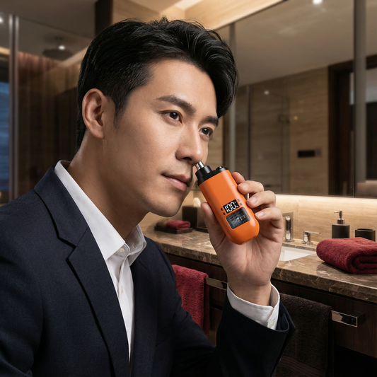 携帯用便利な鼻毛トリマー