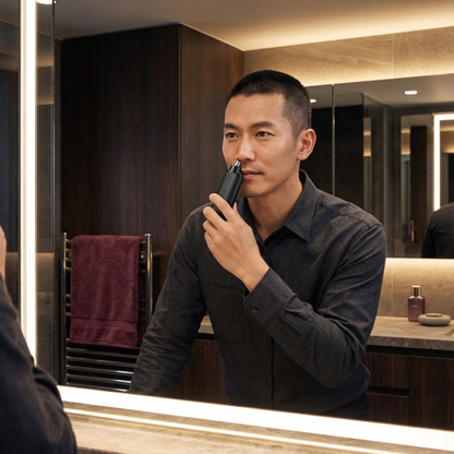 携帯用便利な鼻毛トリマー