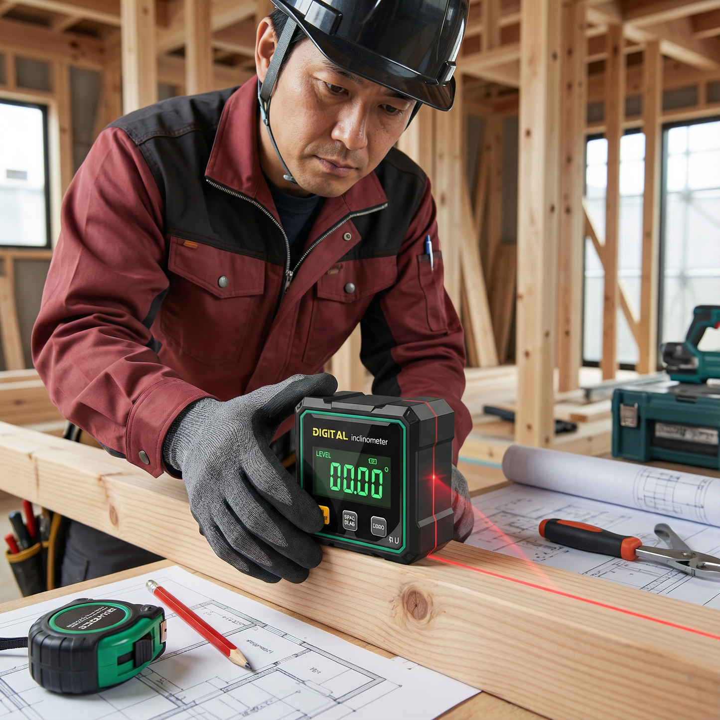 2in1 デジタルレーザー傾斜計