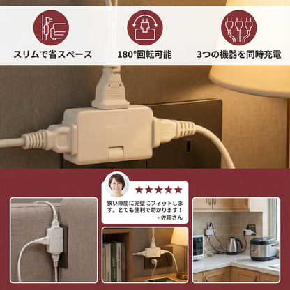 多口コンセント - 狭いスペースに便利なソリューション