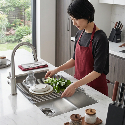 巻き取り式乾燥スタンド