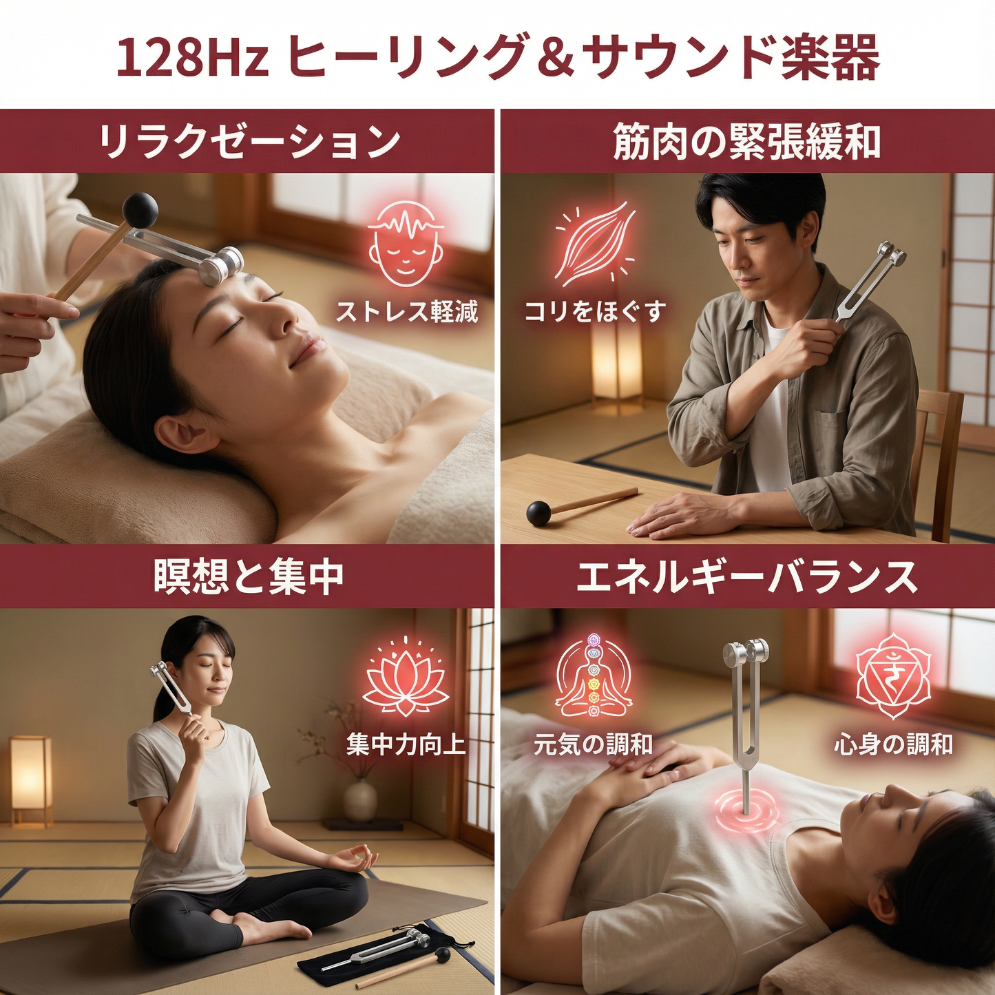 128Hz ヒーリング＆サウンド楽器