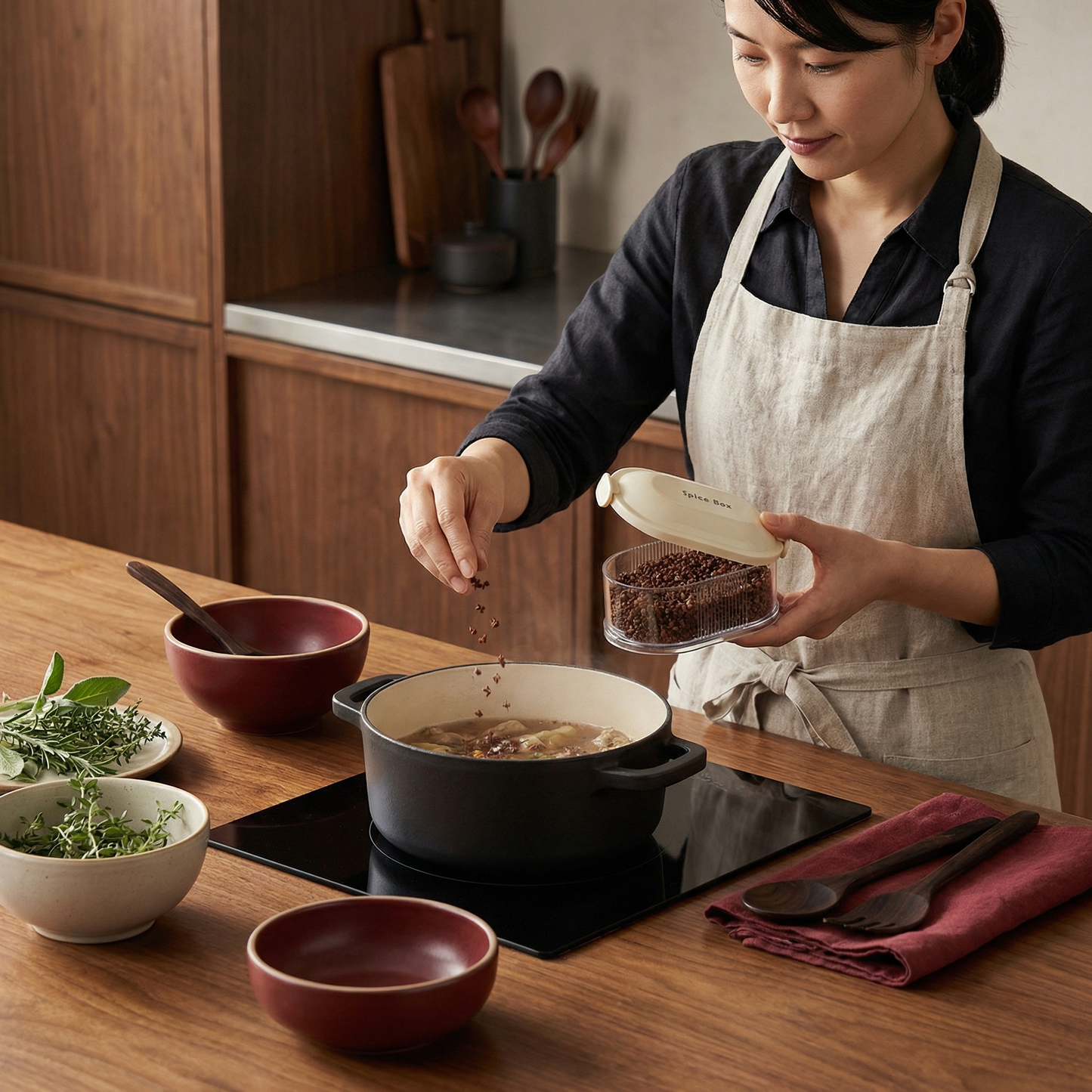 実用的なスパイスボックス