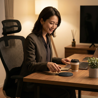 30W ワイヤレス高速充電器 インダクション充電パッド iPhone と Android 用