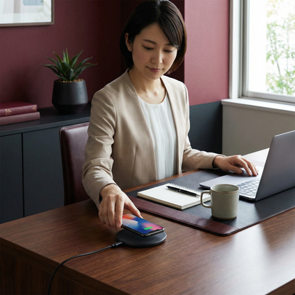 30W ワイヤレス高速充電器 インダクション充電パッド iPhone と Android 用